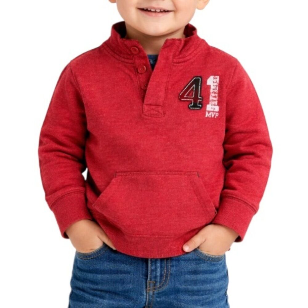 🔥 5 for $30 🔥 Cherokee Boys “MVP” Pullover Sweatshirt | Size 2T